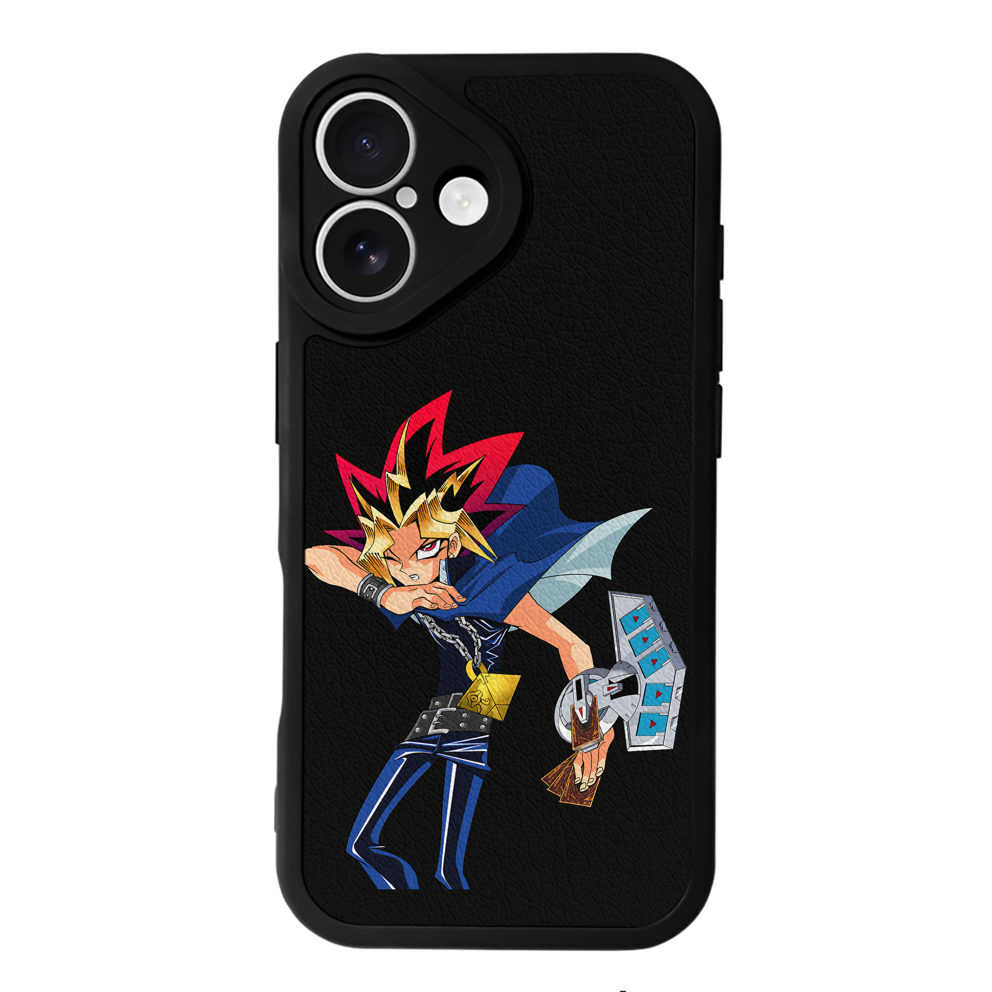 遊☆戯☆王 Yu-Gi-Oh! 【iPhone 16シリーズ対応】シリコンスマホケース（レザー調） 材質：シリコン